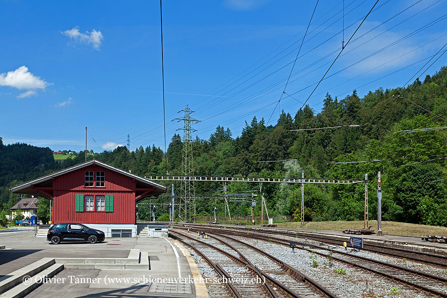 ehemaliger Bahnhof "Sihlbrugg"