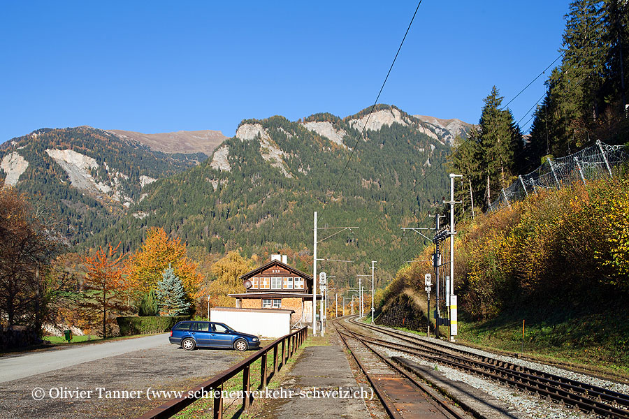 ehemaliger Bahnhof "Sils im Domleschg"