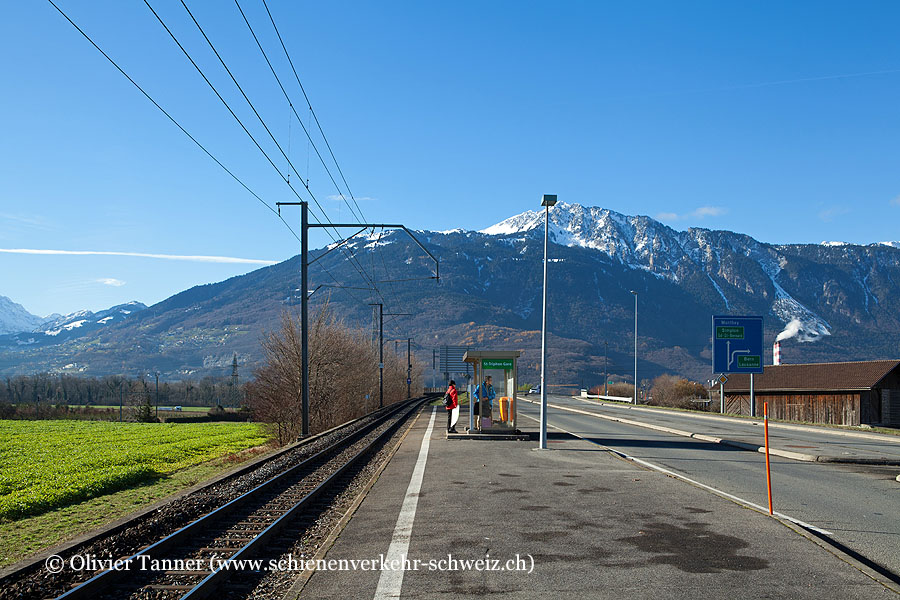 Bahnhof "St-Triphon-Gare"