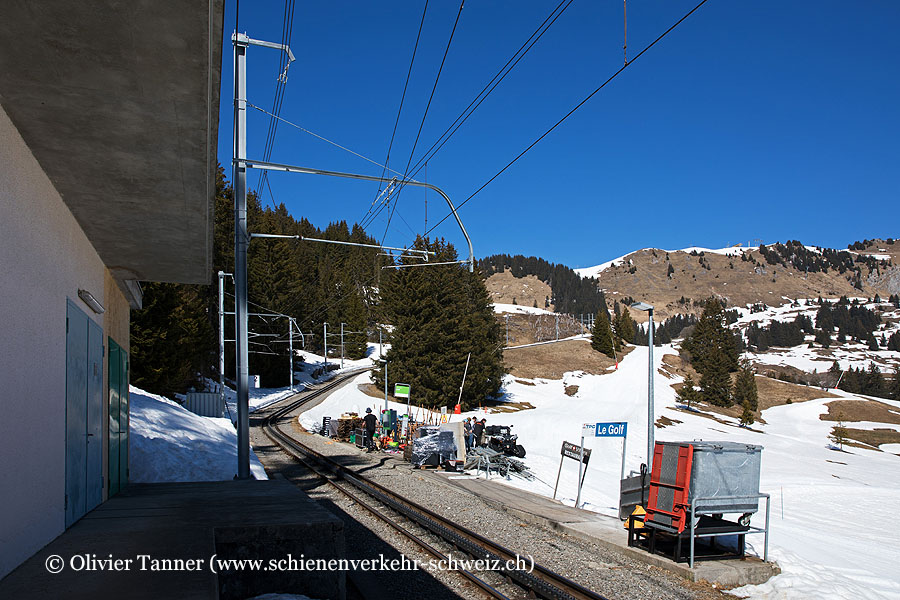 Bahnhof "Villars-sur-Ollon Golf"