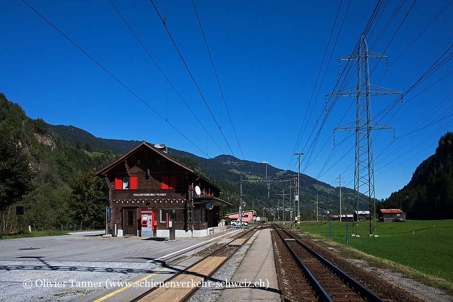 Bahnhof "Waltensburg Vuorz"