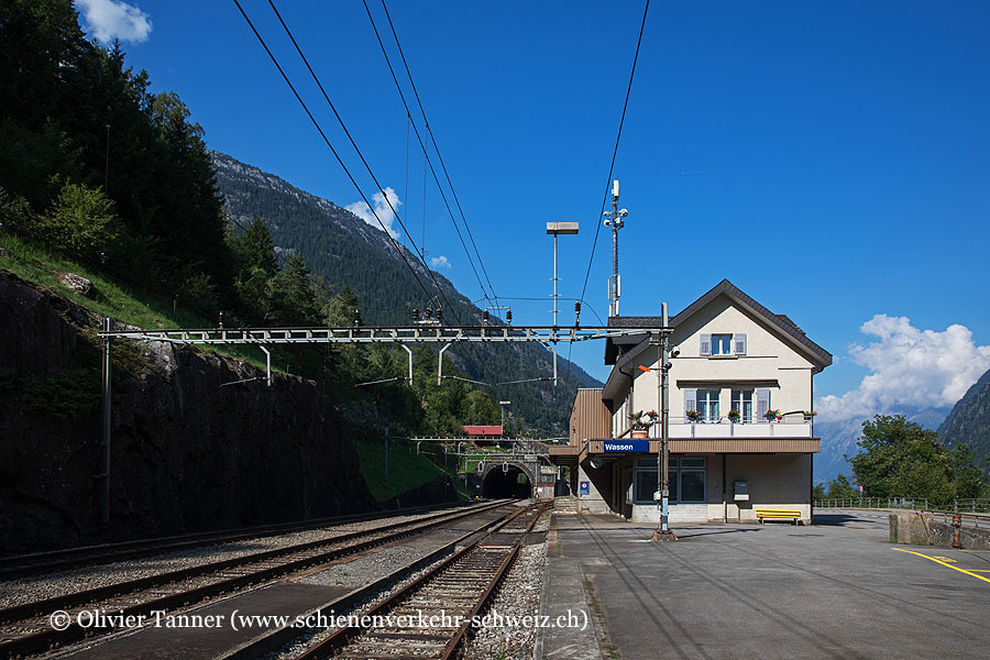 ehemaliger Bahnhof "Wassen"