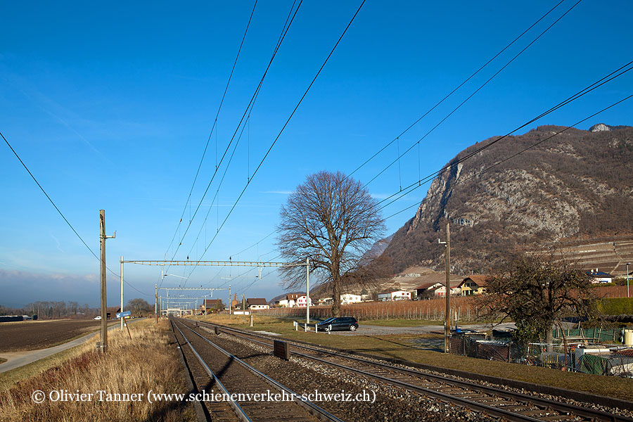 ehemaliger Bahnhof "Yvorne"