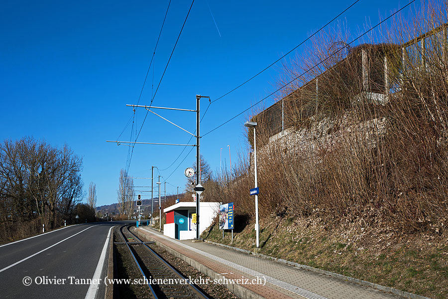 Bahnhof "Zufikon Belvédère"