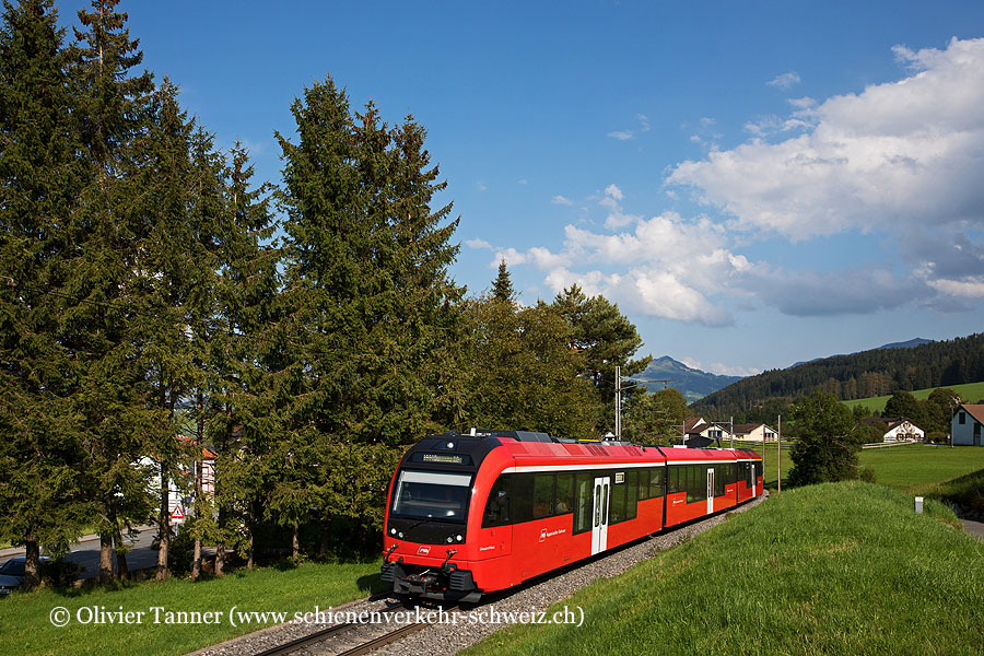 ABe 4/12 1001 als S23 Wasserauen – Gossau