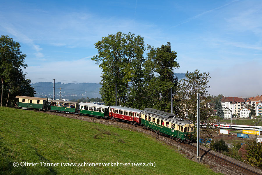 BCFeh 4/4 5 anlässlich des Jubiläums ’’125 Jahre St. Gallen – Gais’’