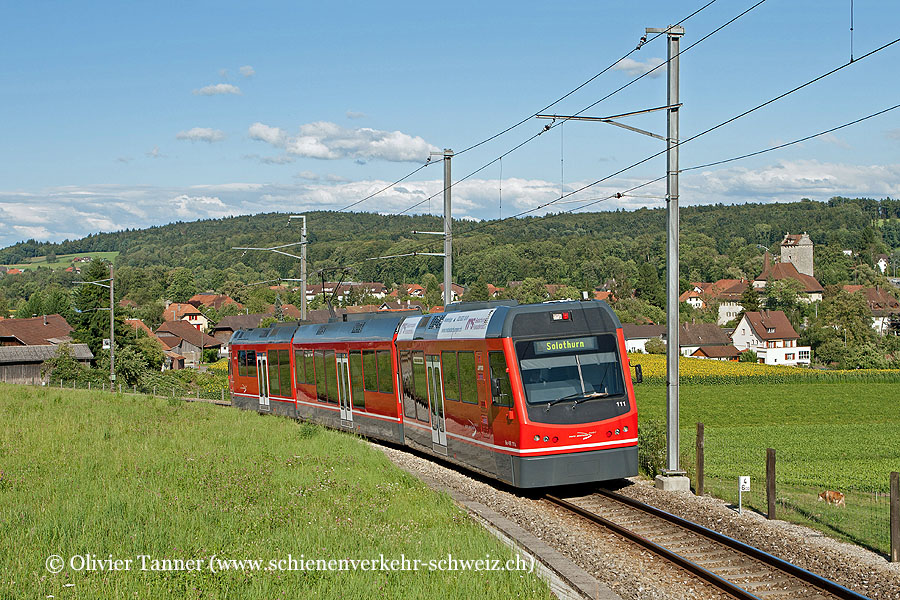 Be 4/8 111 als Regio Langenthal – Niederbipp – Solothurn
