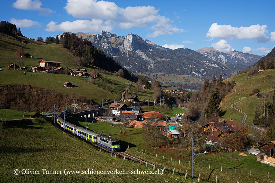 Re 420 501 mit EW III Pendelzug mit RE Interlaken Ost – Zweisimmen