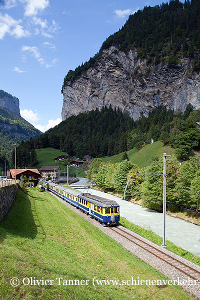 ABeh 4/4’ 304 mit Regio Interlaken – Zweilütschinen – Lauterbrunnen