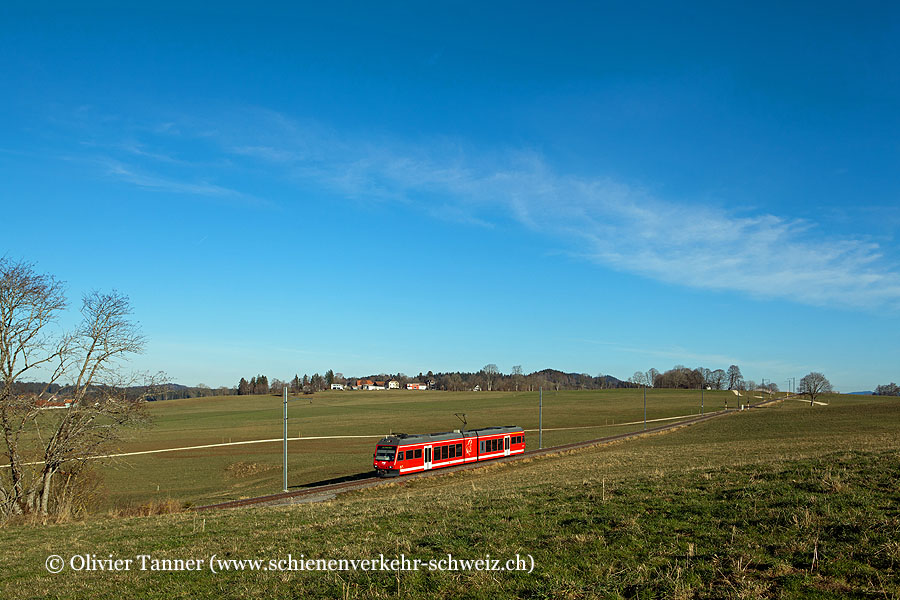 ABe 2/6 632 auf dem Weg nach Le Noirmont