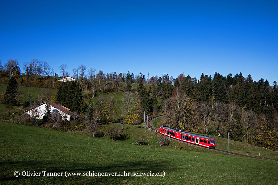 ABe 2/6 633 auf dem Weg nach Glovelier