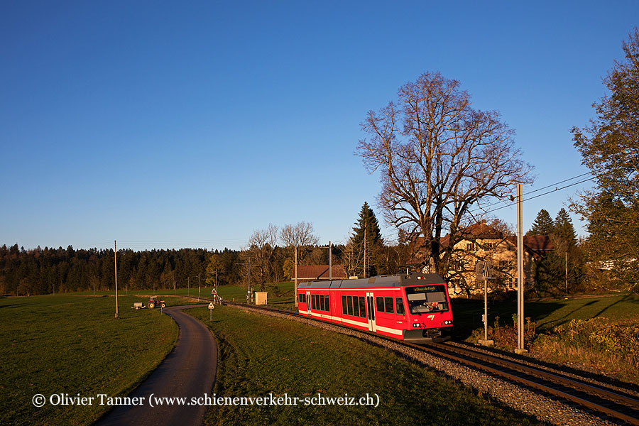 ABe 2/6 633 auf dem Weg nach La Chaux-de-Fonds