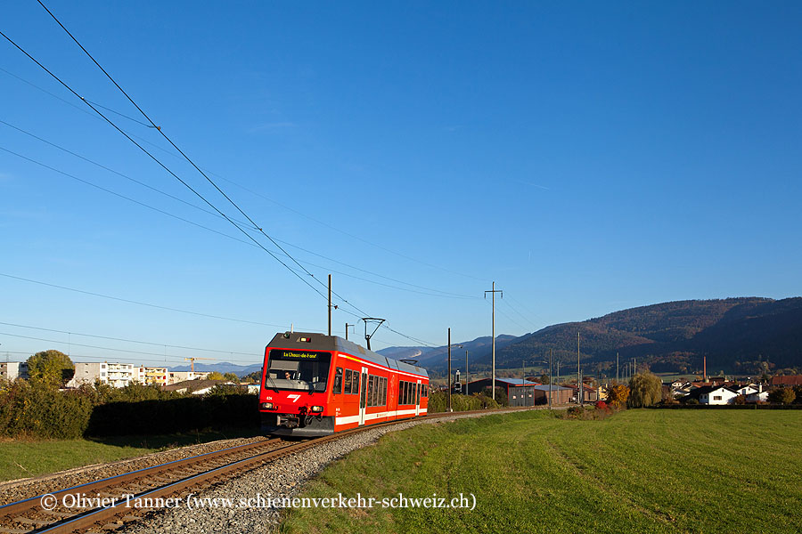 ABe 2/6 634 auf dem Weg nach La Chaux-de-Fonds
