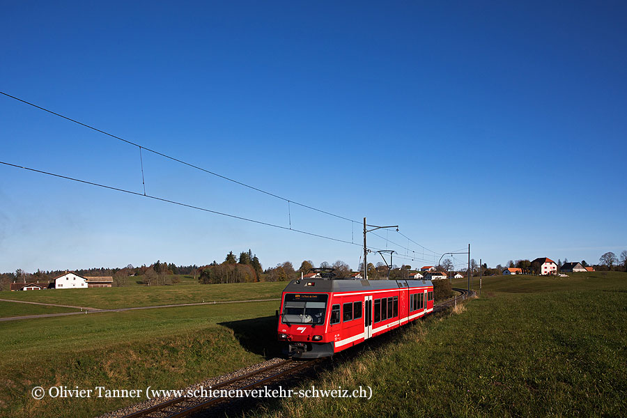 ABe 2/6 634 auf dem Weg nach La Chaux-de-Fonds