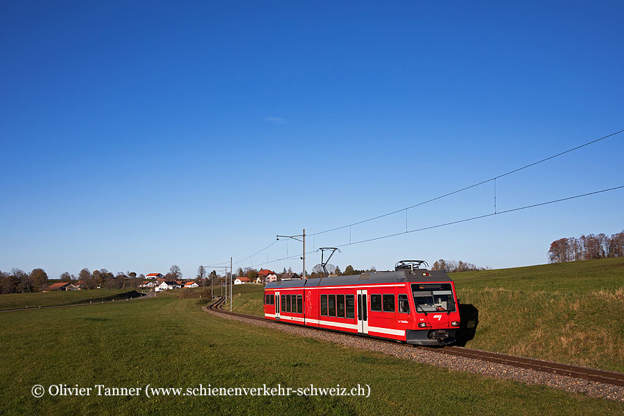 ABe 2/6 634 auf dem Weg nach La Chaux-de-Fonds