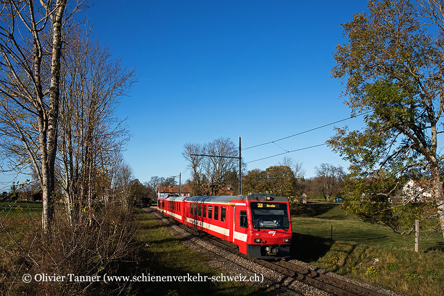 Be 4/4 655 auf dem Weg nach Glovelier