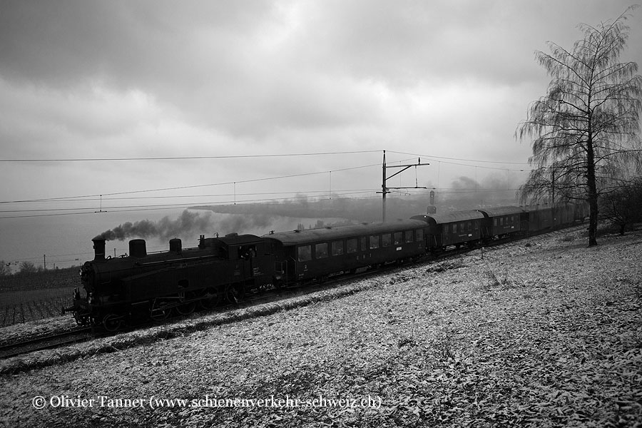 Ec 4/5 11 anlässlich der Fahrt ’’Winterdampf im Jura’’