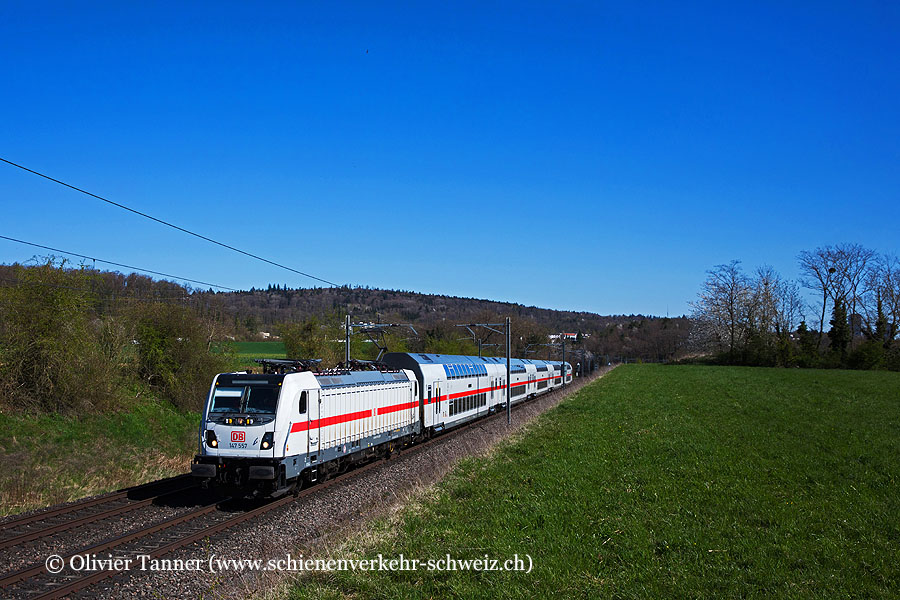 Br 147 557 unterwegs Richtung Bülach zur Instruktion des Lokpersonals