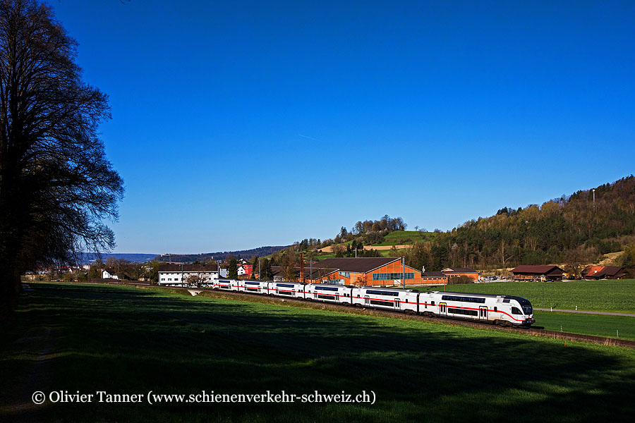 KISS 4102 als IC Zürich HB – Singen (Hohentwiel) – Horb – Stuttgart Hbf