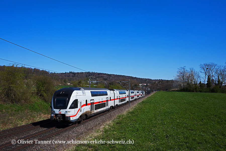 KISS 4107 als IC Stuttgart Hbf – Horb – Singen (Hohentwiel) – Zürich HB