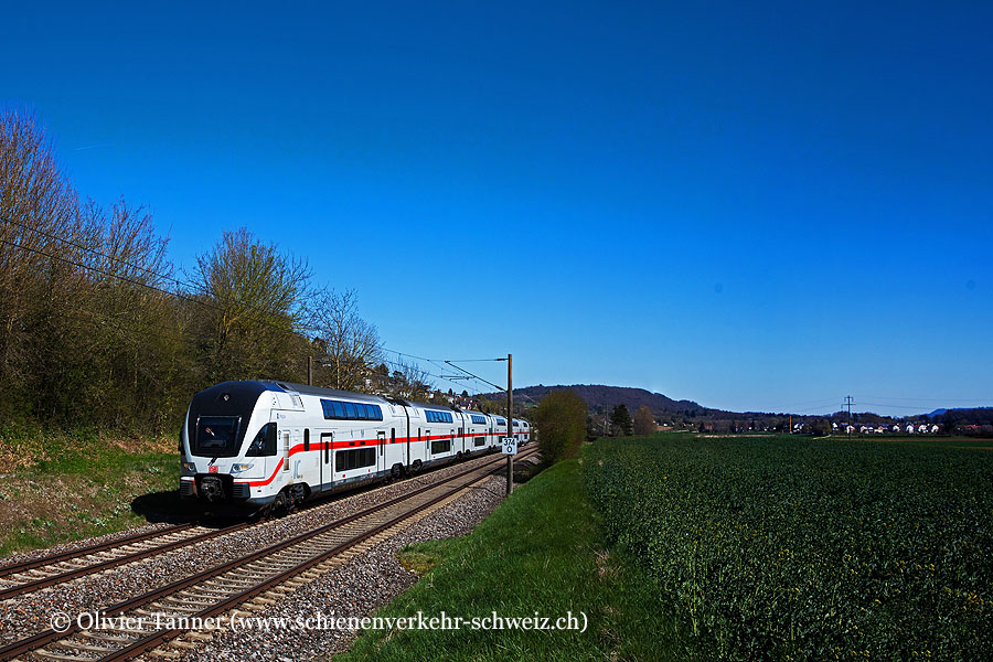 KISS 4108 als IC Stuttgart Hbf – Horb – Singen (Hohentwiel) – Zürich HB
