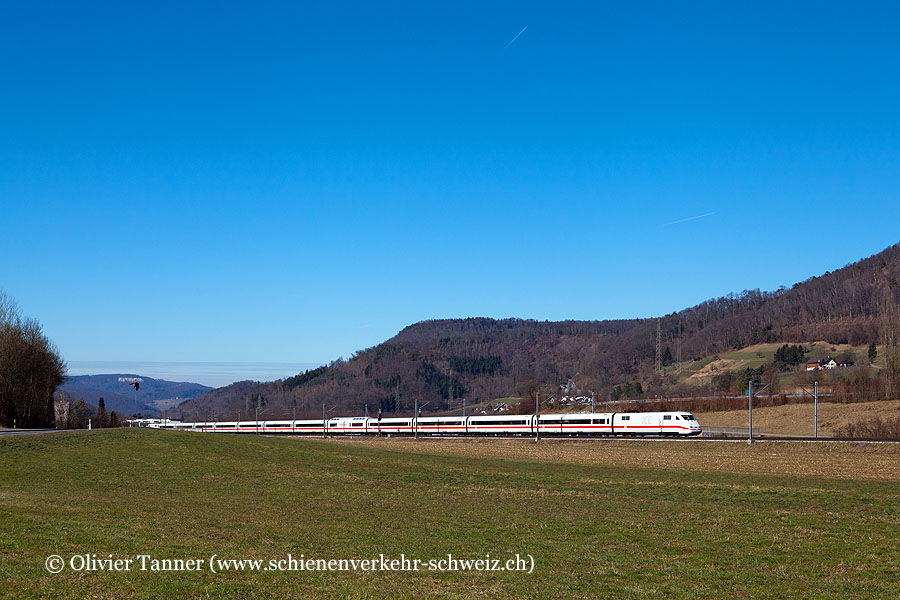 401 573 als ICE Berlin Ostbahnhof – Basel – Bern – Interlaken Ost