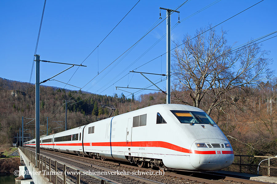 401 579 als ICE Hamburg-Altona – Basel – Zürich