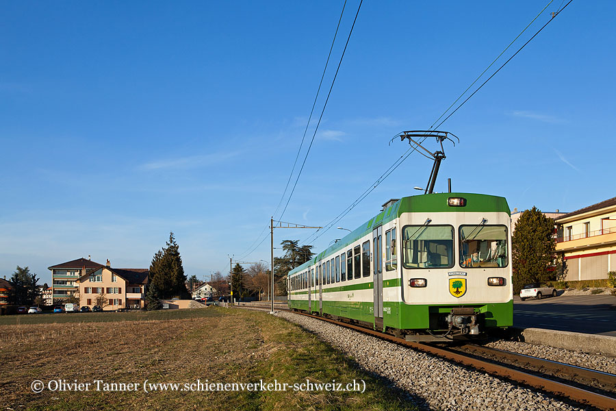 Be 4/8 32 als Regio Cheseaux – Lausanne-Flon