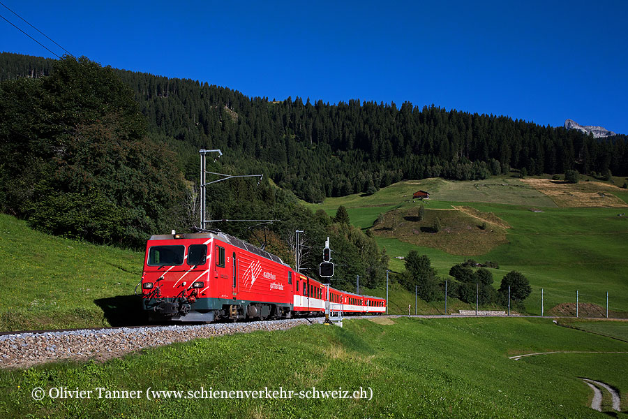 HGe 4/4’’ 2 als Regio Disentis/Mustér – Andermatt