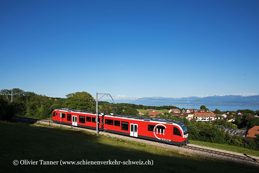 ABe 4/8 405-406 als R55 Nyon – La Cure