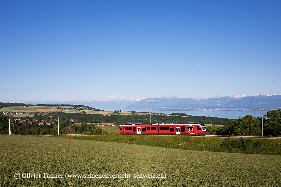 ABe 4/8 409-410 als R55 La Cure – Nyon