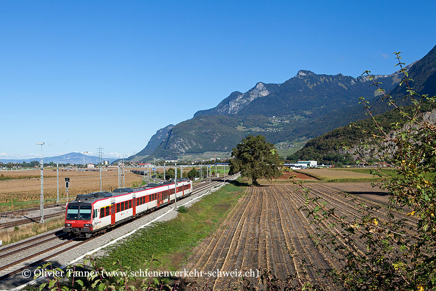 Domino mit RBDe 560 414 als RE Aigle – St-Maurice