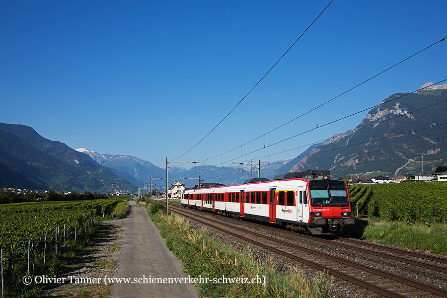 Domino mit RBDe 560 404 als Regio St-Gingolph – Sion – Brig
