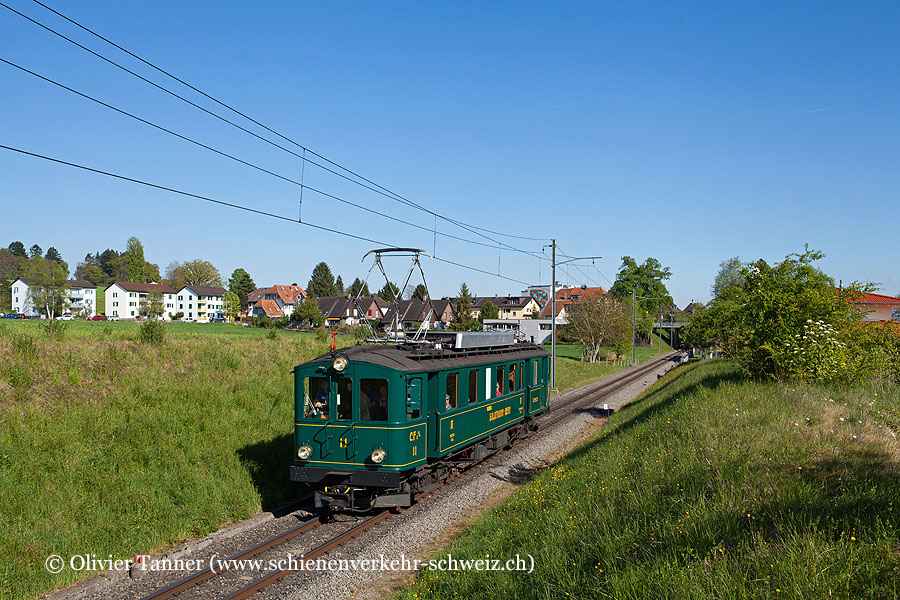 CFe 4/4 11 anlässlich der ’’Kulturnacht Solothurn’’ auf dem Weg nach Solothurn.