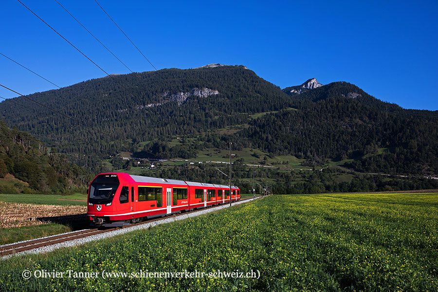 ABe 4/16 3122 als S2 Chur – Thusis