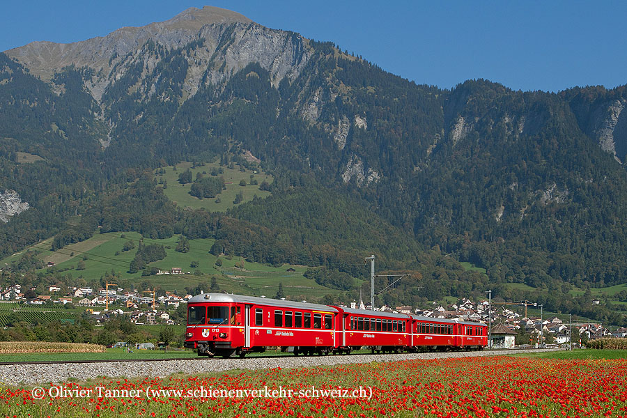 Stammnetzpendelzug mit Be 4/4 513