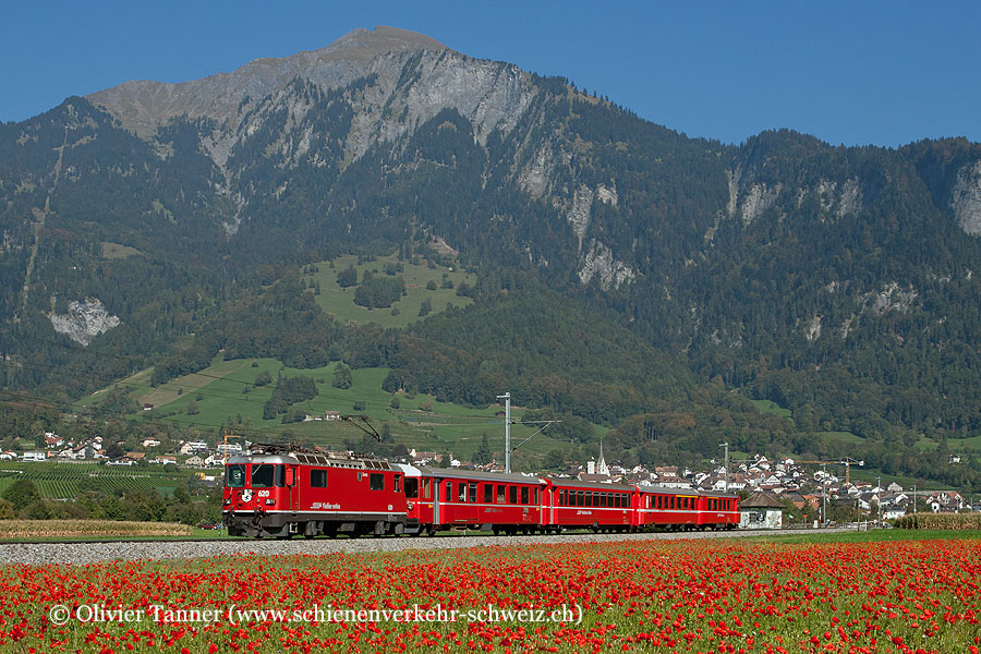 Ge 4/4’’ 620 mit Engadin-Star St. Moritz – Landquart