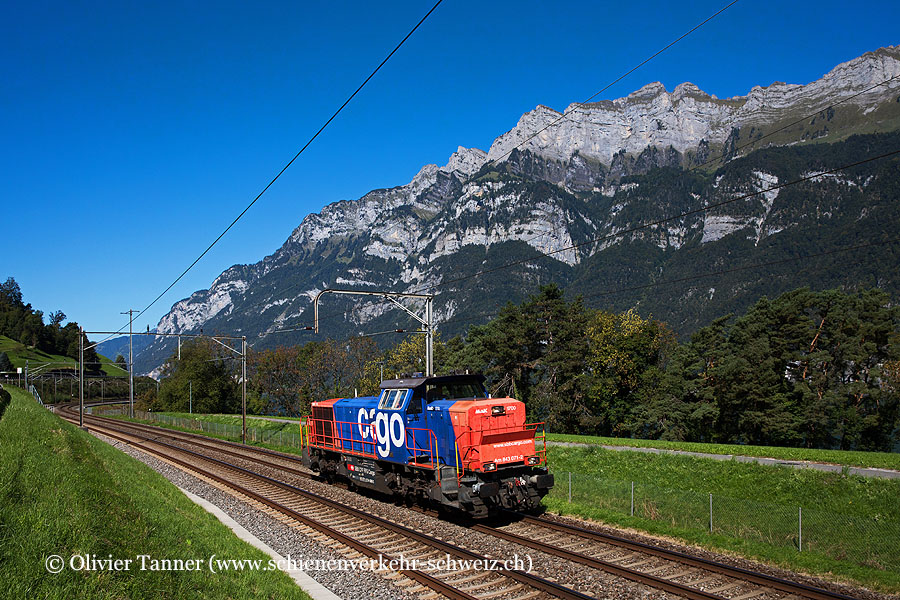 Am 843 071 auf dem Weg nach Mels