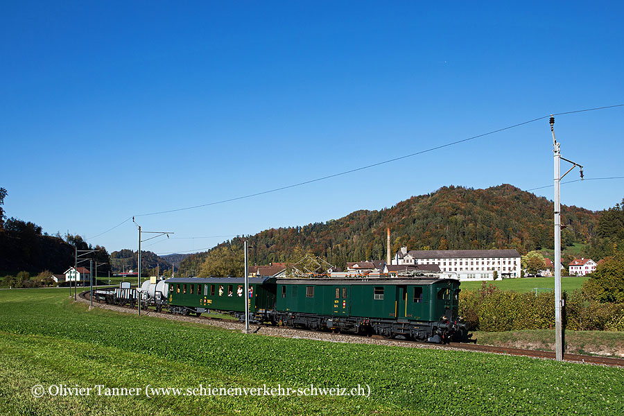 De 4/4 1679 mit einem GmP anlässlich des Fahrzeugtreffen Bauma 2018