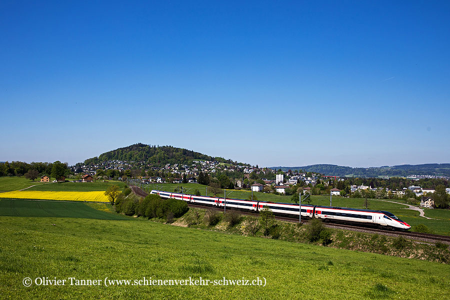 RABe 503 012 als EC Zürich – St. Gallen – München