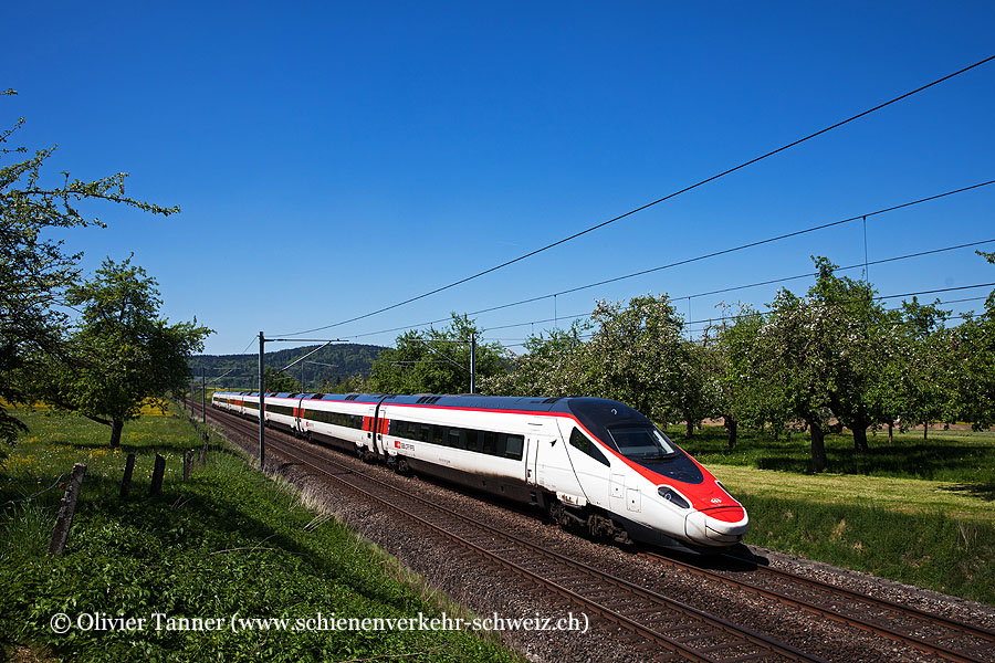 RABe 503 016 als EC Zürich – St. Gallen – München