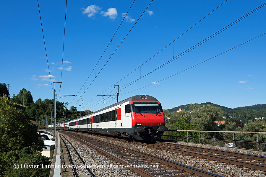 IC2000 mit Einheitswagen IV als IC1 Wil SG – Zürich – Bern