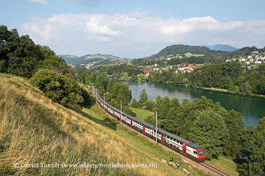 IC2000-Pendelzug als IR70 Zürich – Luzern