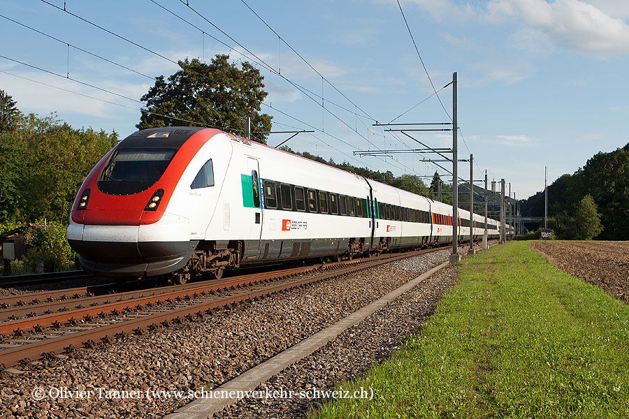 RABDe 500 007 und RABDe 500 030 als ICN Lausanne – Zürich – St. Gallen
