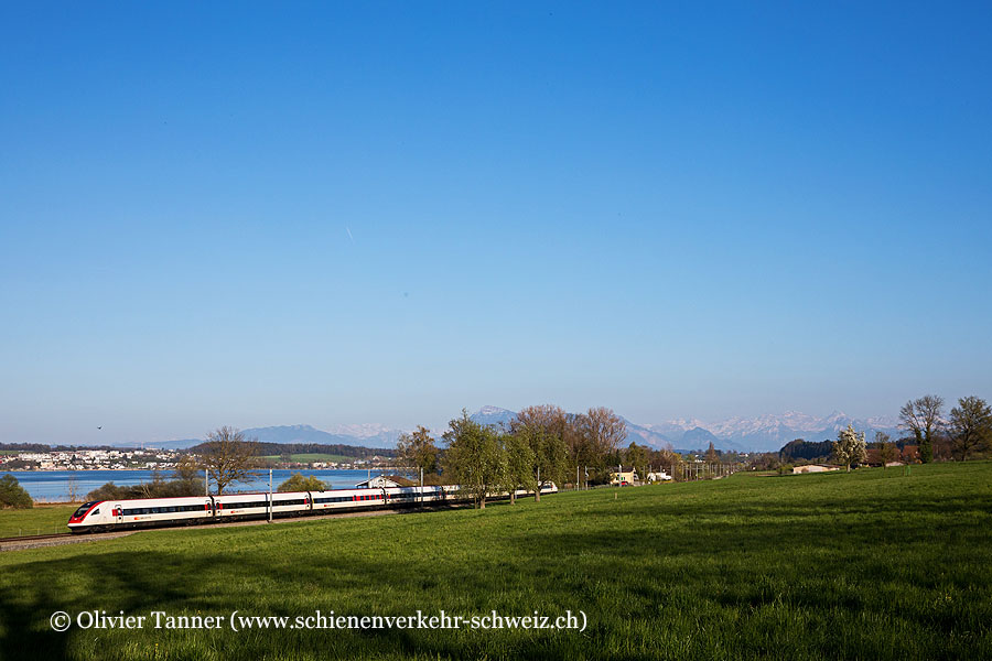 RABDe 500 008 als IR27 Luzern – Basel