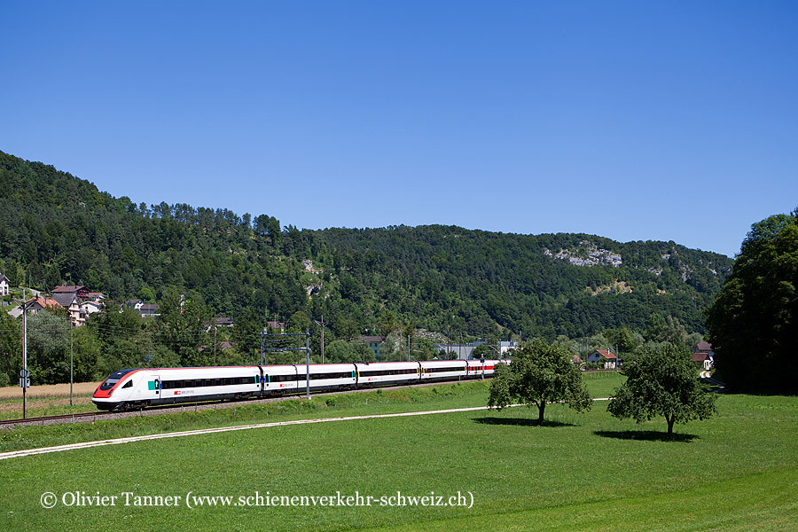 RABDe 500 012 als ICN Basel – Genève-Aéroport