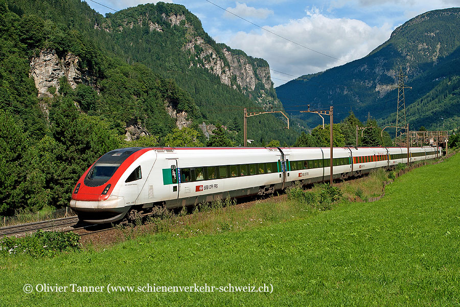 RABDe 500 015 und RABDe 500 029 als ICN Basel – Luzern – Lugano