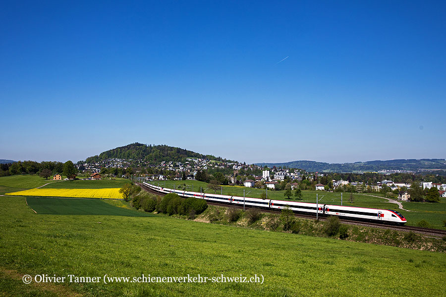 RABDe 500 023 und RABDe 500 015 als IC5 Lausanne – Zürich – Rorschach