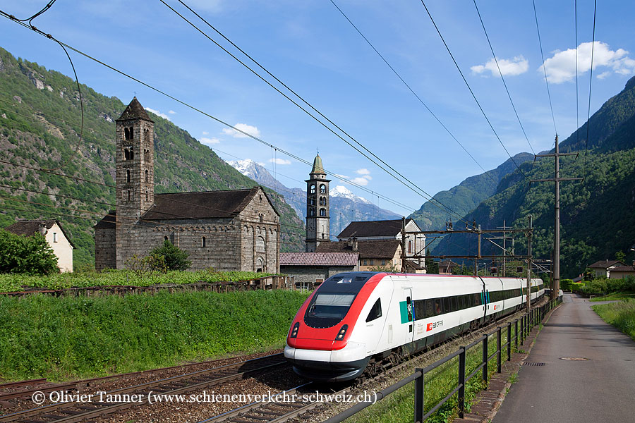 RABDe 500 026 und RABDe 500 042 als ICN Lugano – Zürich