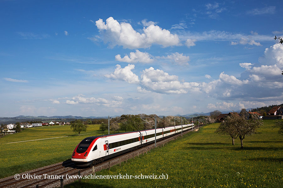 RABDe 500 030 als IC5 St. Gallen – Zürich – Lausanne